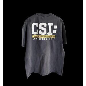 Vintage CSI Crime Scene Investigation Las Vegas Unit T Shirt Sz L/XL True Crime
